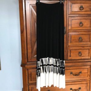 One World Tie Dye Maxi Skirt (lined)